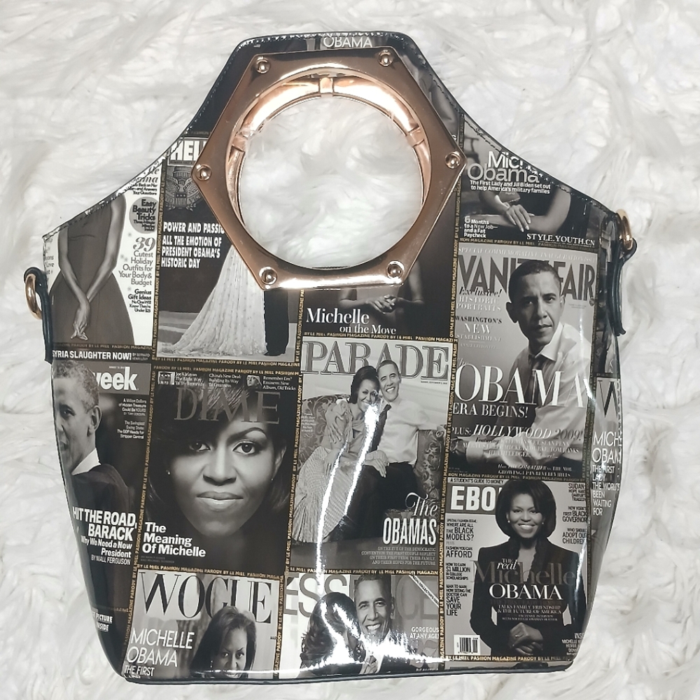 Michelle and Obama womens hand bag